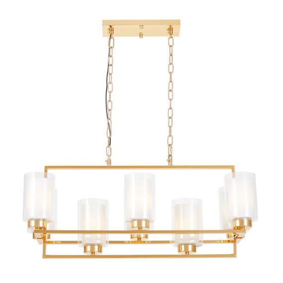 Подвесная люстра Lumina Deco Lino LDP 1239-8 F.GD