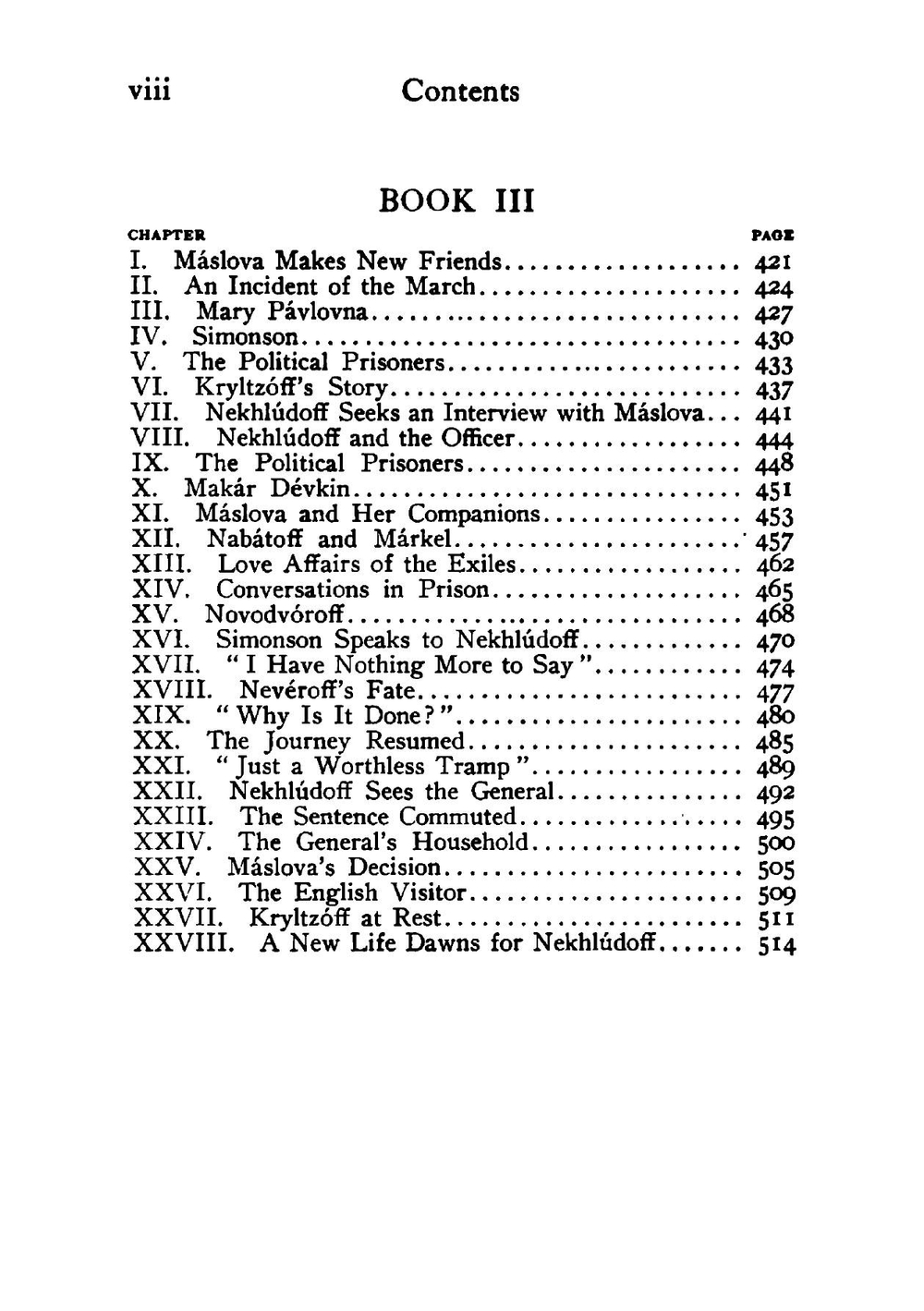 Resurrection, a novel | Лев Николаевич Толстой