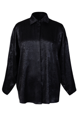 Блузка женская 4203АП, черный #182Чера094203АП