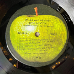 Винтажная виниловая пластинка LP John Lennon Walls And Bridges (USA 1974)