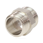 Ниппель латунь никель Ду 15 (1/2") НР VALFEX VF.582.N.012