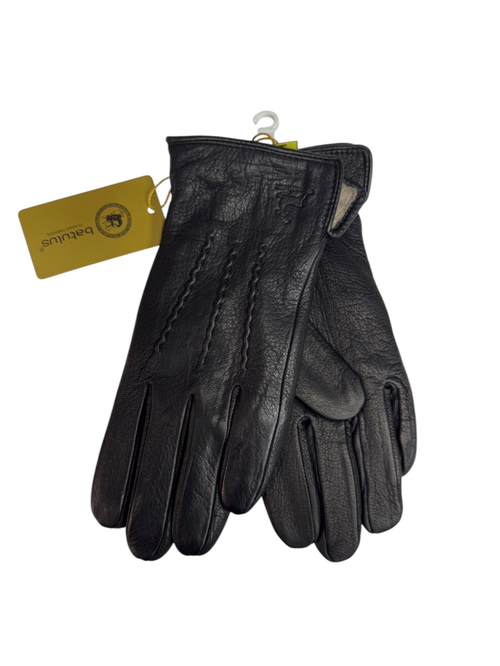 Перчатки. Мужские подростовые. Материал верха: Кожаные. Кожа оленя. Подклад: Трикотаж-шерсть. 5 шт в упаковке.