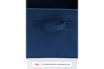 Набор складных коробок для хранения Home One, 30х30х30см, 2шт, крышка в комплекте, синий