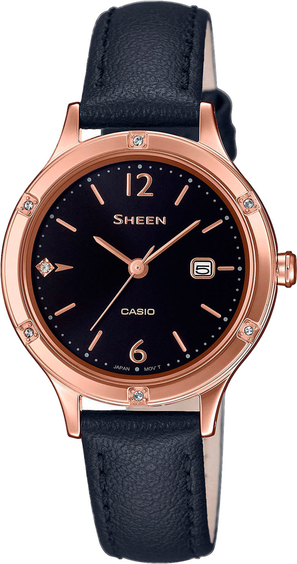 Японские наручные часы Casio Sheen SHE-4533PGL-1AUER