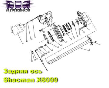 Задняя ось