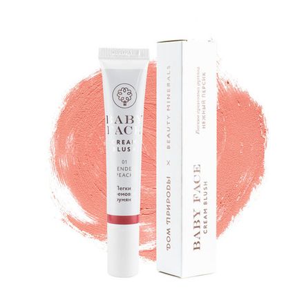 Beauty Minerals Легкие кремовые румяна "Нежный персик" 01