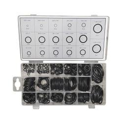 WDK-214042-1 Набор уплотнительных колец резиновых, черные, 222 шт.