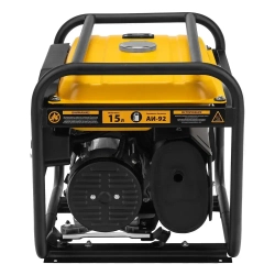 Генератор бензиновый DENZEL PS-28, 2.8 кВт и 212 см3 объем двигателя, 230 В, 15 л объем топливного бака, ручной стартер и блок AVR, 2 розетки 16 А и выход постоянного тока 12 В/USB 5В 946824