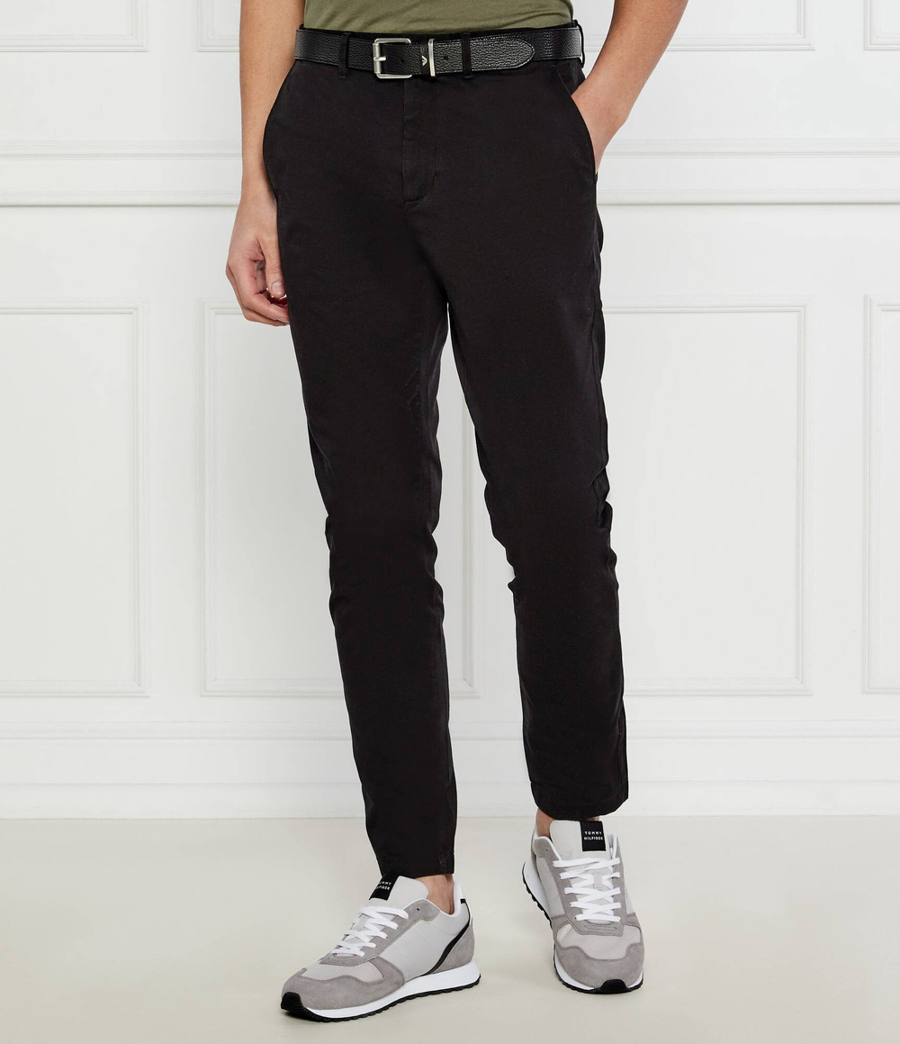 Сатиновые чиносы HARLEM Tommy Hilfiger - черный(MW0MW36708)