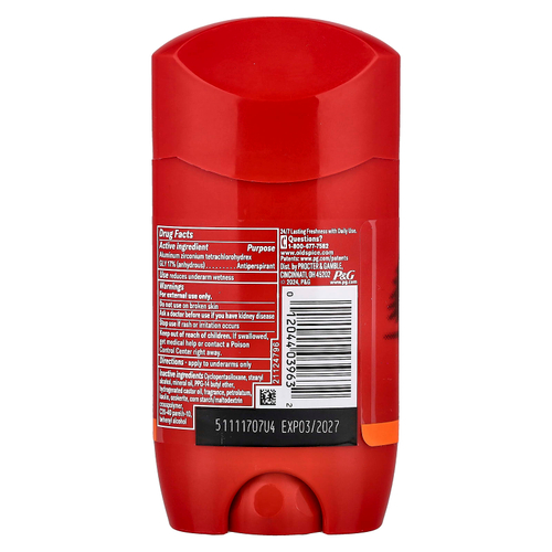 Old Spice, дезодорант-антиперспирант, Bearglove, 73 г (2,6 унции)