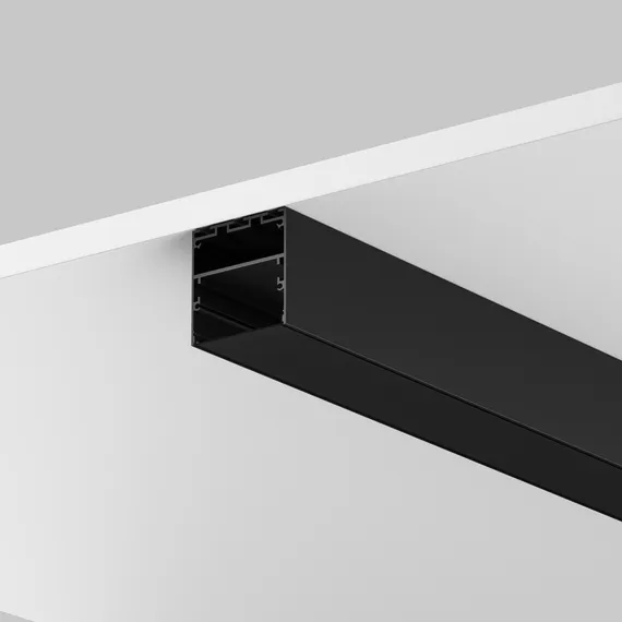 Рассеиватель для профиля 50x50 (Чёрный, 3 м), ALM-5050T-B-DF-3M 642049 Led Strip 642049