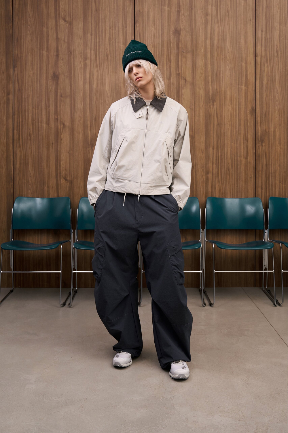 Куртка Nothomme Blue Monte Big Pocket Lapel Jacket "Snow Lotus Gray" Women's