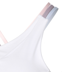 Женская теннисная майка Lucky in Love Double Cross Cami Tank Top Women - White