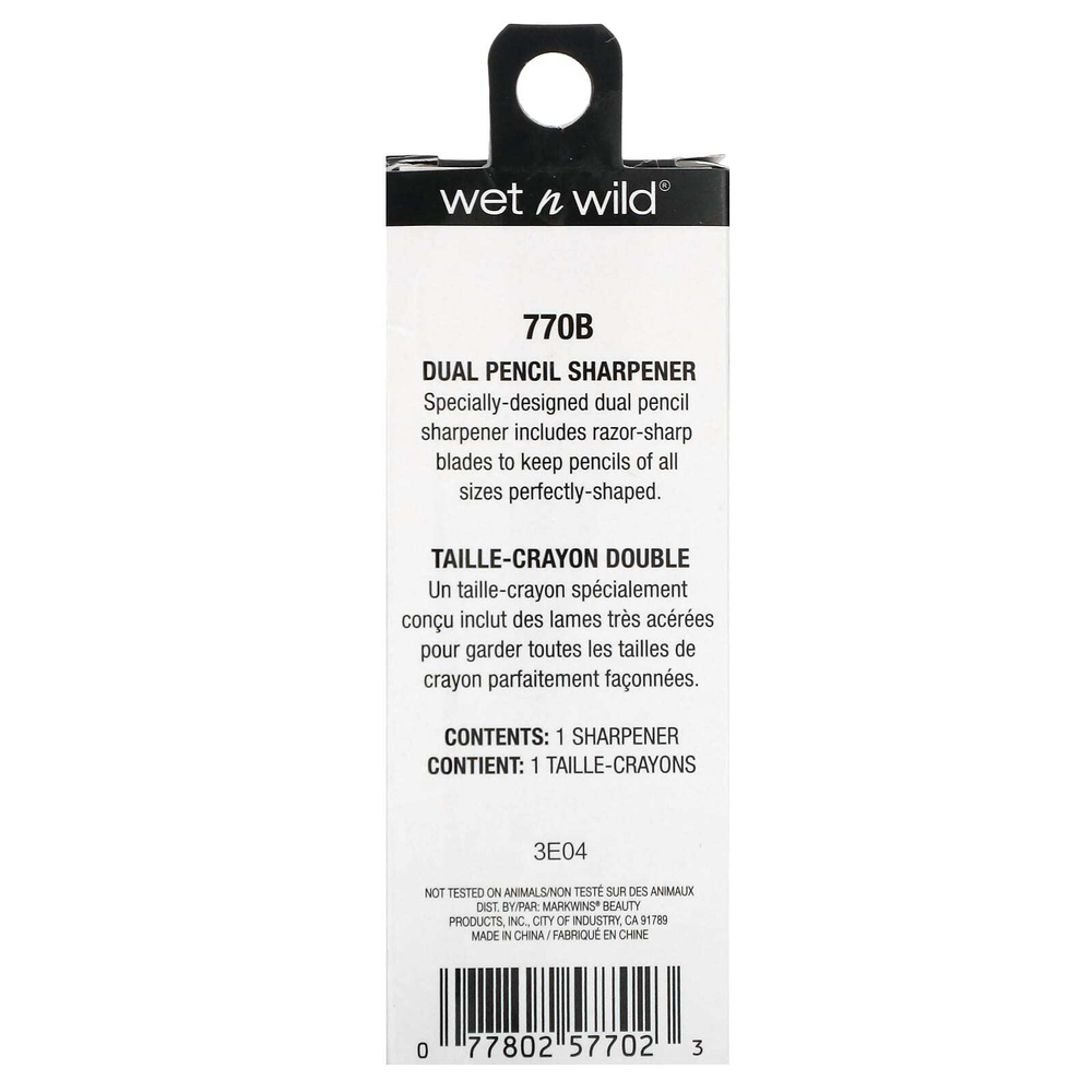 wet n wild, двойная точилка для карандашей, 1 шт.