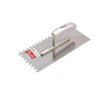 ГЛАДИЛКА MATRIX ИЗ НЕРЖАВЕЮЩЕЙ СТАЛИ, 280Х130 ММ ЗУБ 8Х8ММ 86739