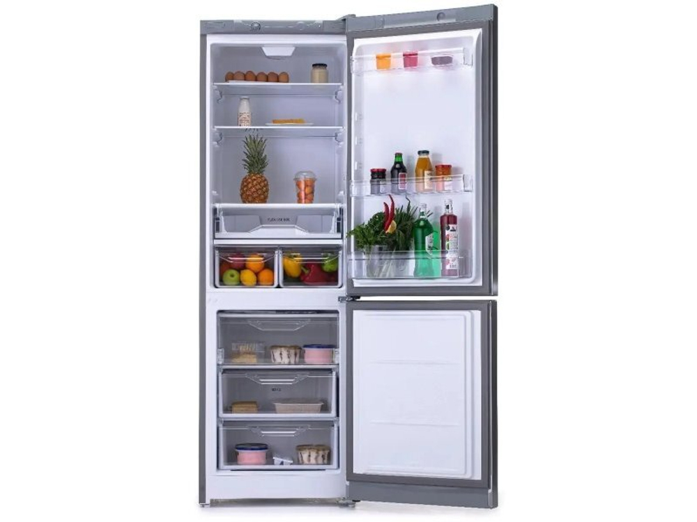 Холодильник двухкамерный Indesit DS 4180 G серебристый/черный