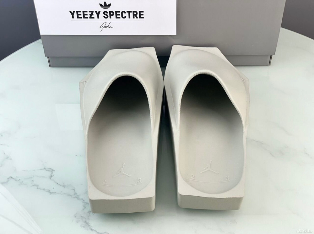 Air Jordan Hex Mule Light Silver (большомерка)