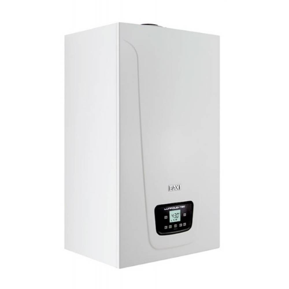 Котел газовый BAXI LUNA DUO-TEC E 1.12 конденс., настенный, 1 конт., закр.кам.сгор.