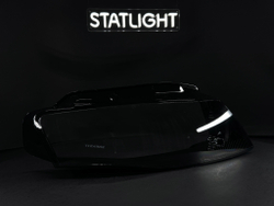 Правое стекло фары AUDI A4 B8 2007-2012 дорест