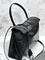 BALENCIAGA RODEO HANDBAG с крокодиловым тиснением, черная
