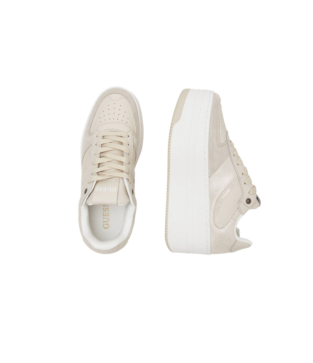 Кожаные кроссовки Guess - серый(FLJLLI LEM12)