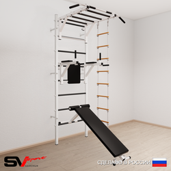 Шведская стенка Sv Sport 552 (Турник рукоход/Брусья/Скамья/Лестница)