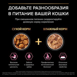Уценка! Срок 21.07.26/ Сухой корм Pro Plan Sterilised для взрослых стерилизованных кошек с курицей