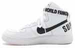 Кроссовки Supreme X Nike Air Force 1 World Famous White