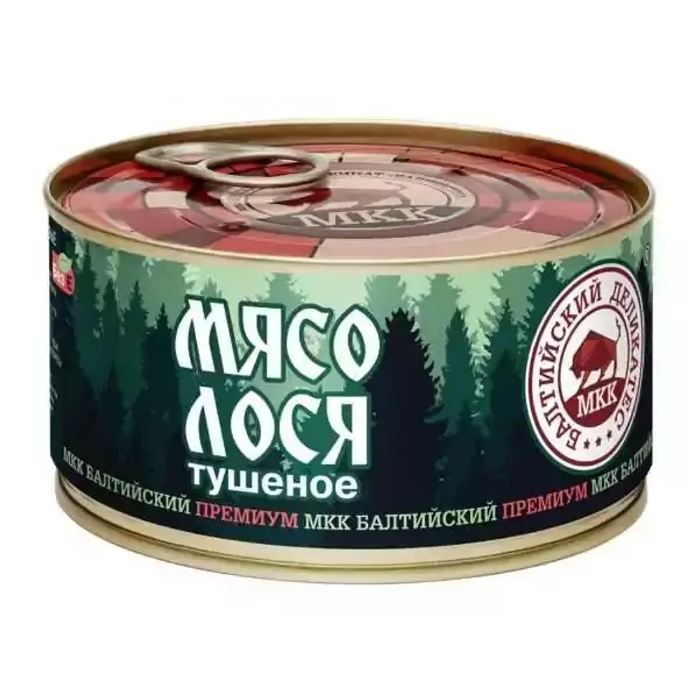 Мясо Лося Тушеное «Балтийский Деликатес» ТУ 325 г