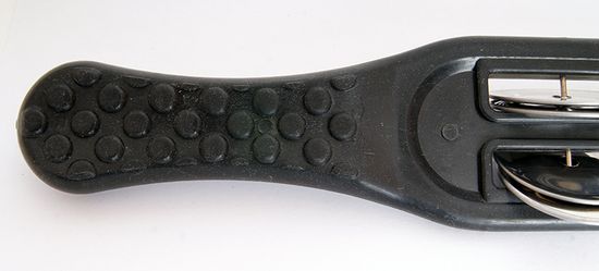 FLT-G16-2B Бубенцы плоские на пластиковой черной ручке, 6 пар, Fleet