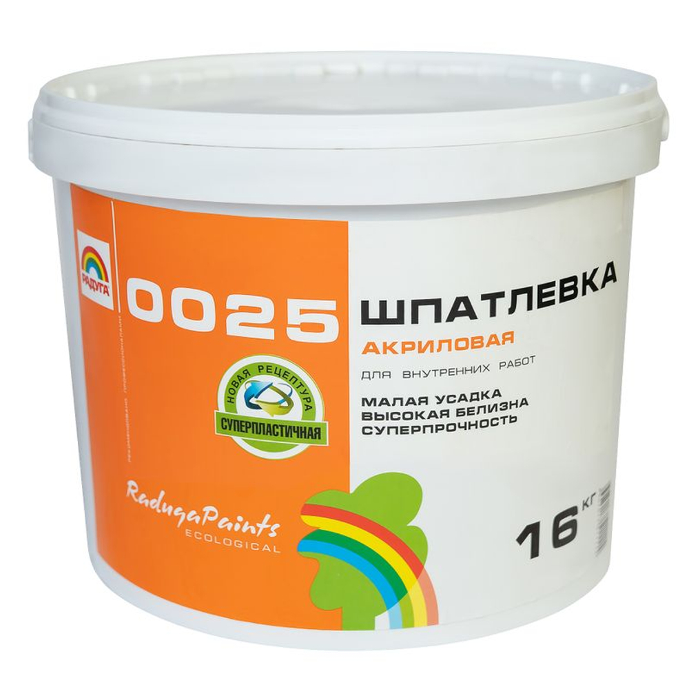 Шпаклевка акриловая Радуга-0025 16 кг