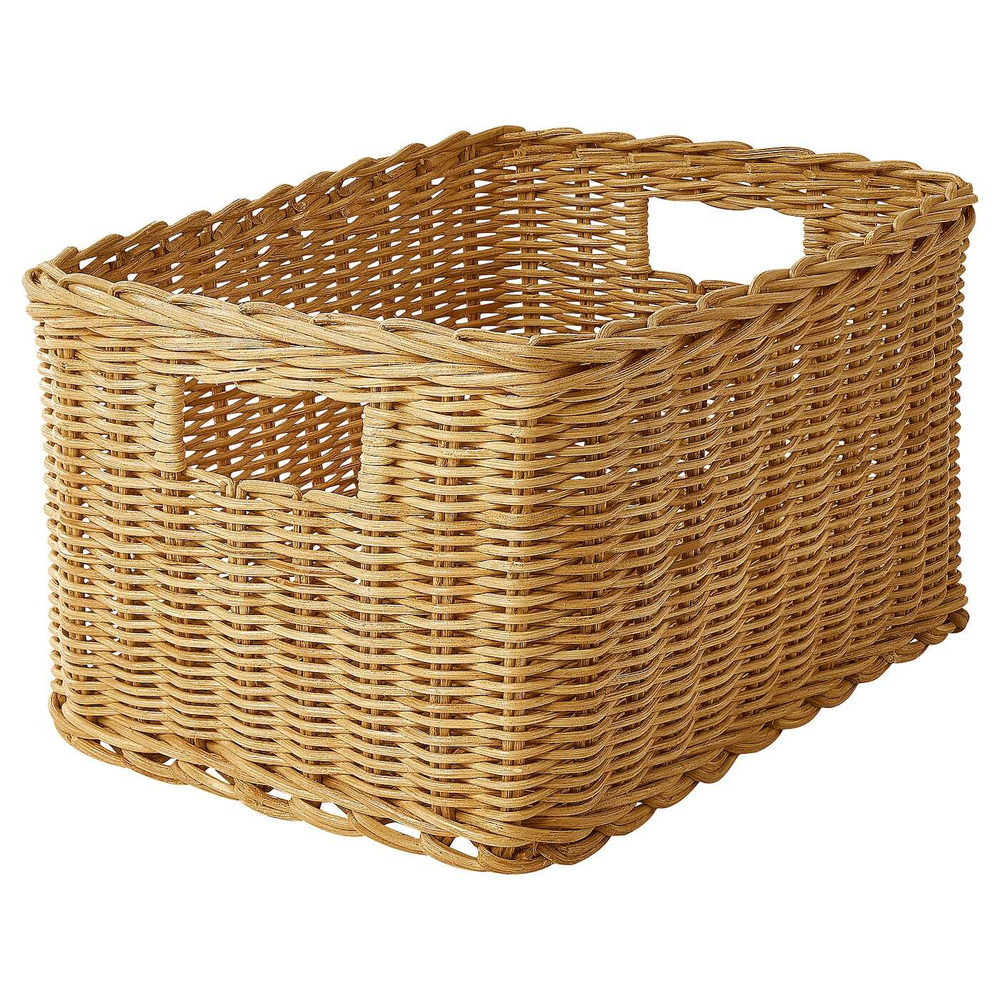 IKEA TRUMMIS  (ИКЕА ТРУММИС)  -  Корзина, ротанг ручной работы, 25x35x20 см