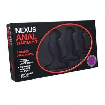 Набор анальных пробок Nexus Anal Starter Kit (Цвет: черный)