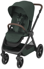 Коляска детская Maxi-Cosi Oxford Plus 3 в 1 с автокреслом CabrioFix Essential black 1978403110 Twillic Green/Зеленый