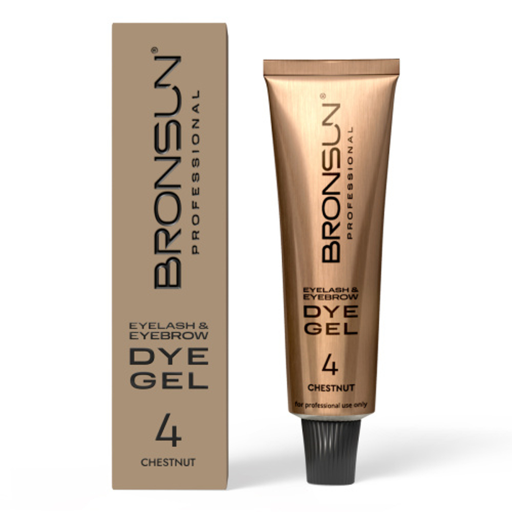 Краска для ресниц и бровей гелевая BRONSUN NEW, 15 мл