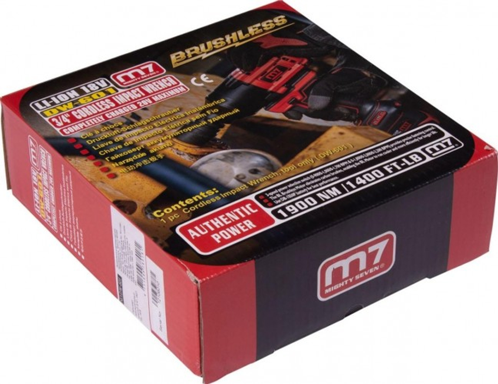 Гайковерт аккумуляторный MIGHTY SEVEN DW-601 ударный
