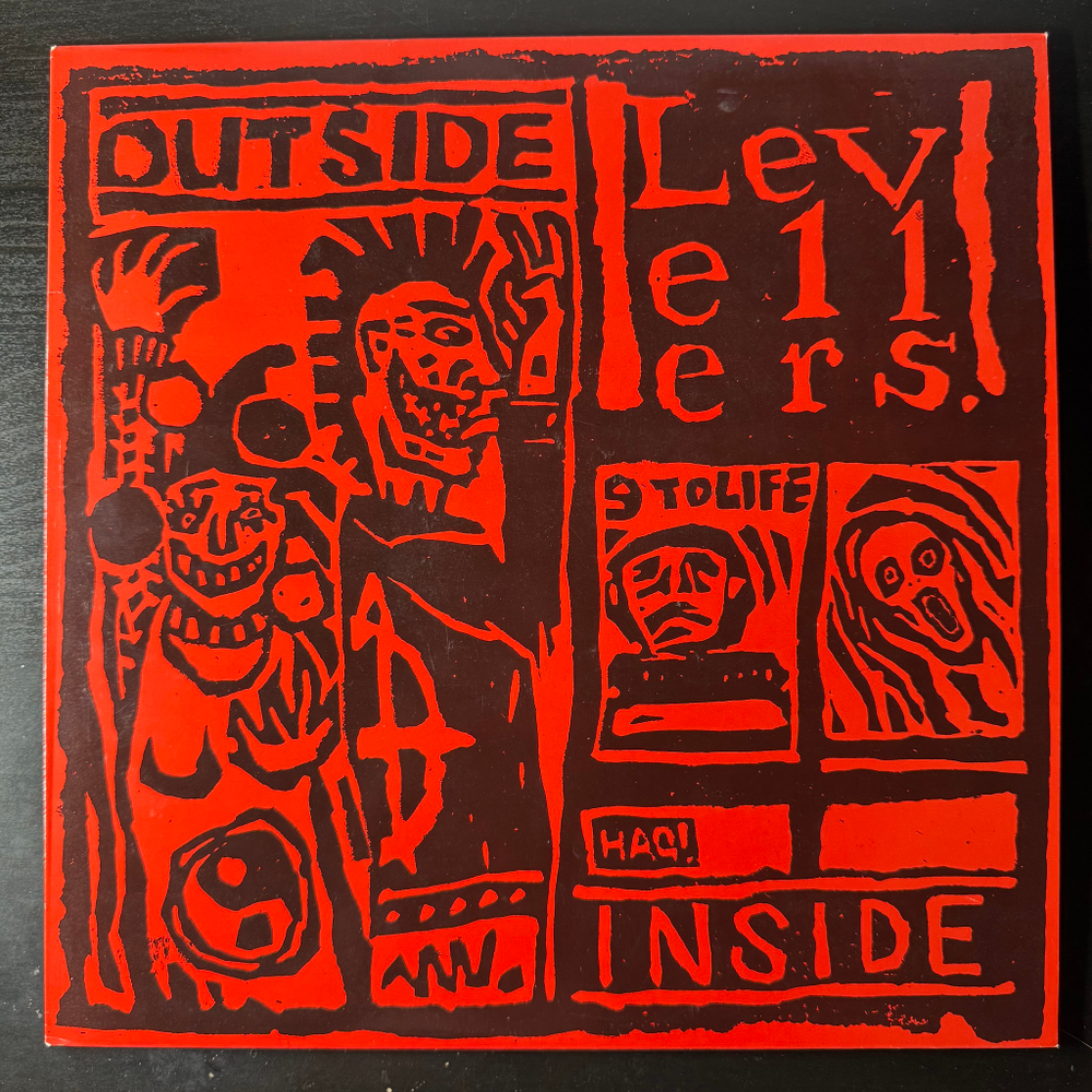 Levellers – Outside / Inside (Англия 1989г.) 12" 45 RPM Test pressing