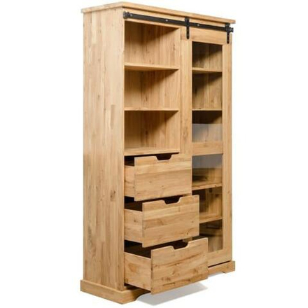 RAILWAY Шкаф с витриной (вар. V2)