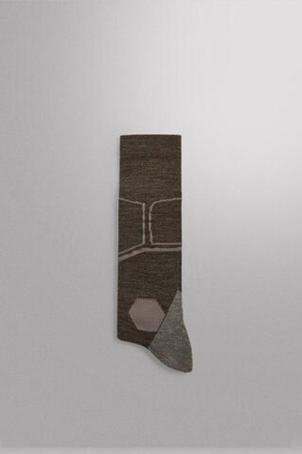 ZARA КОМПРЕССИОННЫЕ ЛЫЖНЫЕ НОСКИ, КОРИЧНЕВЫЙ