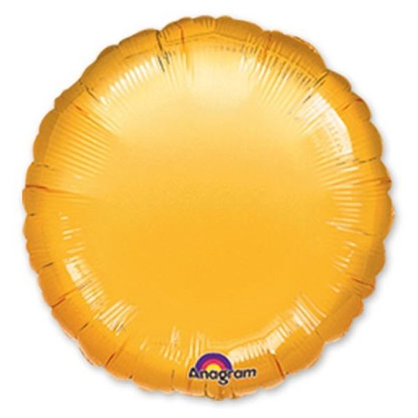 Круг Металлик, Золотой (46 см)