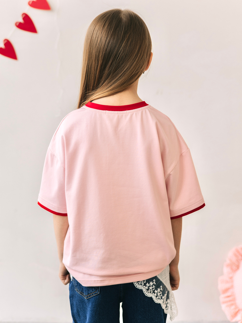 Футболка "Несу любовь", Розовый