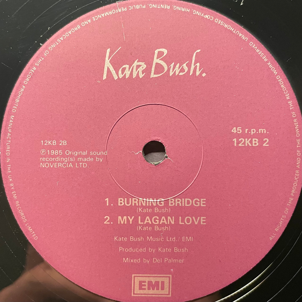 Kate Bush ‎– Cloudbusting (Англия 1985г.) 12", 45 RPM