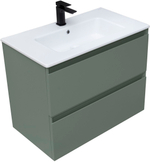 Тумба с раковиной Allen Brau Eclipse 1.E1002.CGM 80 cement grey matt