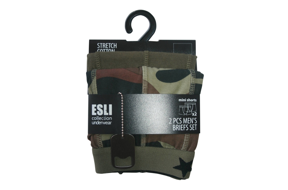 ESLI EUM020 Трусы мужские (набор 2-х пред.) (с открывалкой)