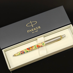 Коллекционная ручка Parker "Русские узоры" №148 с ручной росписью Палех в коробке