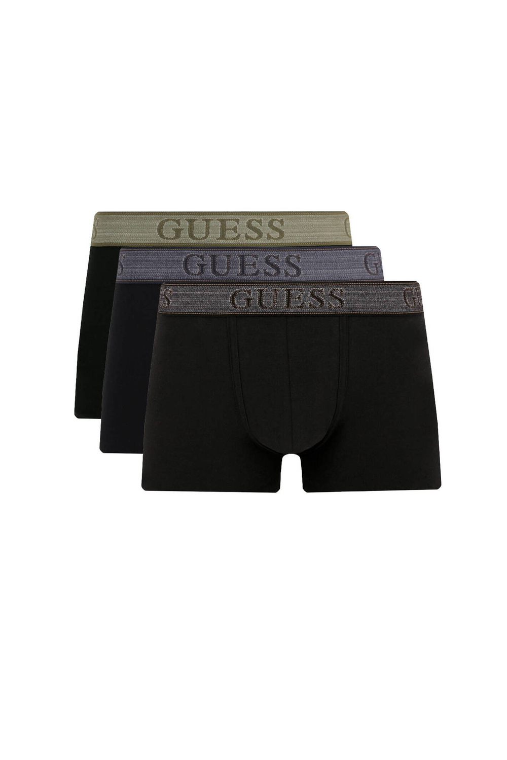 Трусики-боксеры 3шт. JOE BOXER TRUNK 3 PA Guess Underwear - черный(U3BG13 K6YW0)
