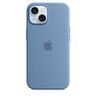 Apple Silicone Case with MagSafe iPhone 15 Winter Blue (Синий)