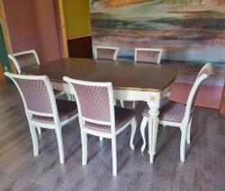 Стул СМ 10 (бук/тон орех с золотой патиной)