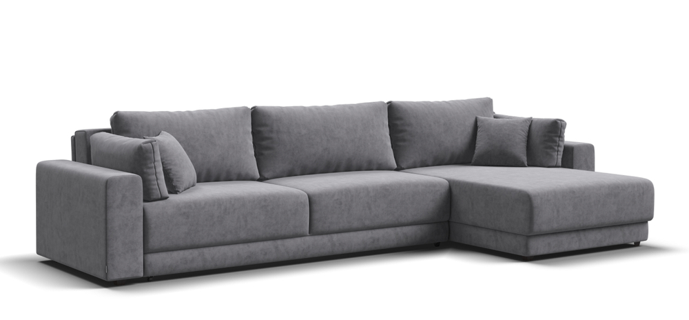 Угловой диван Босс Прайм Макс Велюр Роял агат