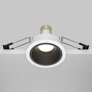 Встраиваемый точечный светильник 1*GU10 DL126-GU10-WB белый/черный Share Maytoni
